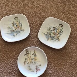Richard Ginori White Italian Porcelain Trinket Dishes - Brand New